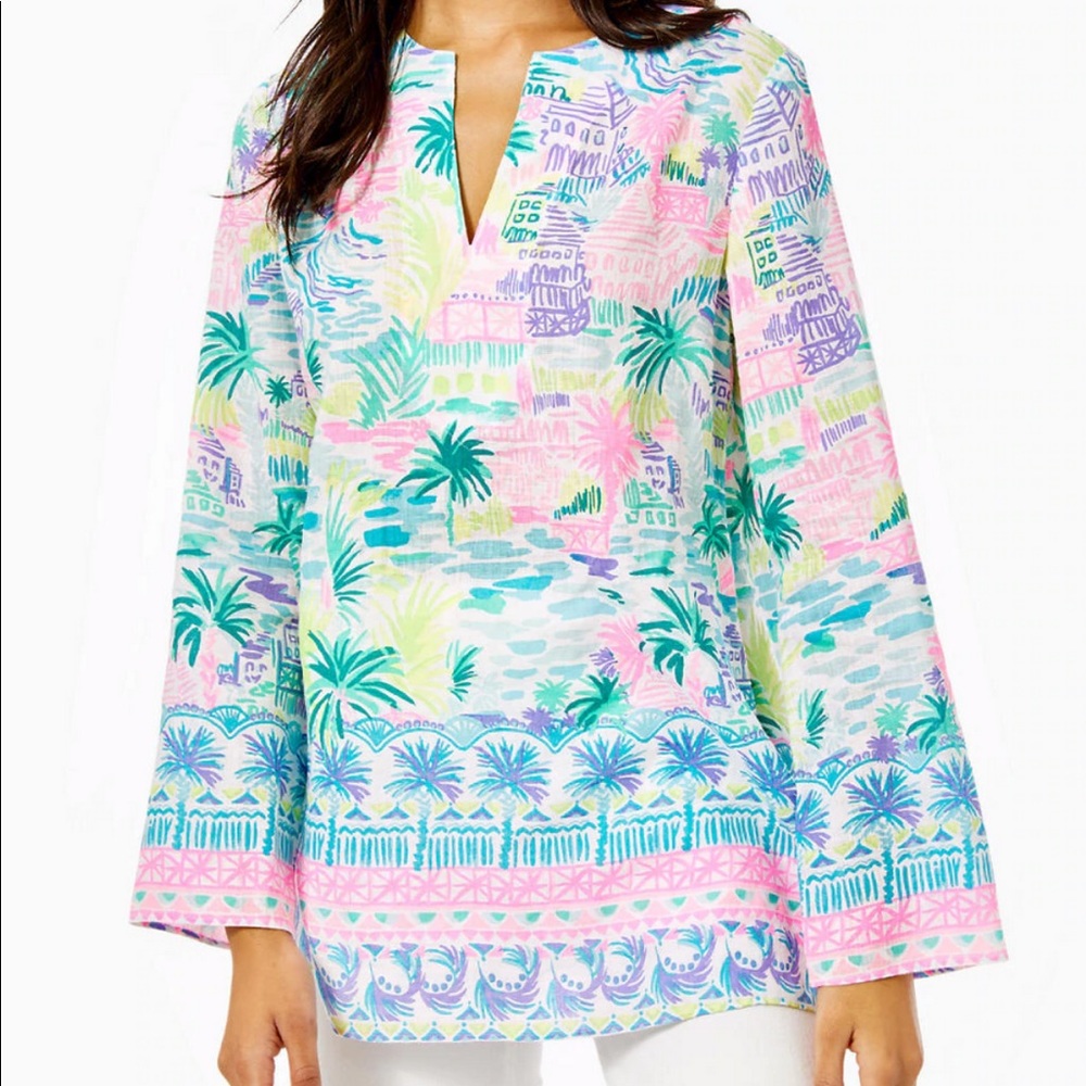 Lilly Pulitzer ocean cove tunic private island